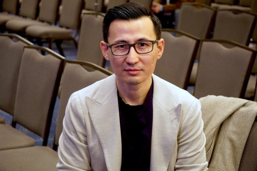 Kazzat Altay details how his family suffers religious persecution at the IRF Summit on Jan. 31, 2023, in Washington, D.C.