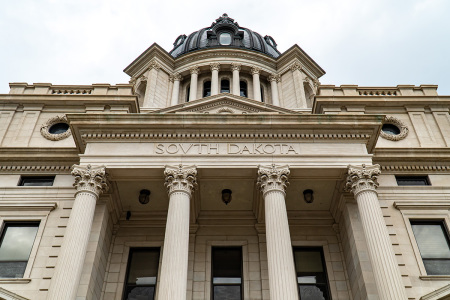 State Capitol in Pierre, South Dakota.