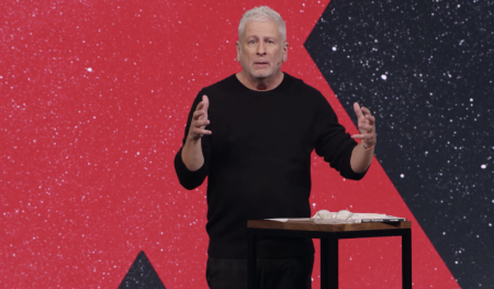 Megachurch Pastor Louie Giglio of Passion City Church in Atlanta, Georgia opens up about his past struggles with anxiety and depression in a Feb. 26, 2023 sermon.