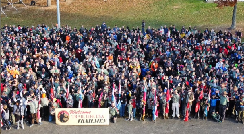 A photo of Trail Life USA Trailmen.