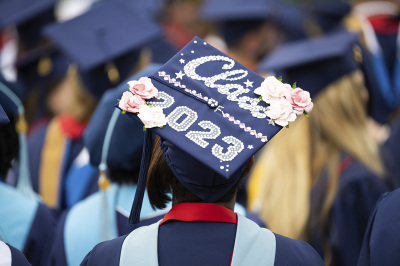 Students at Liberty University's graduation in Lynchburg, Virginia, May 12, 2023.