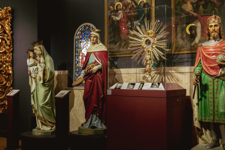 Inside the Sanctuary Museum.