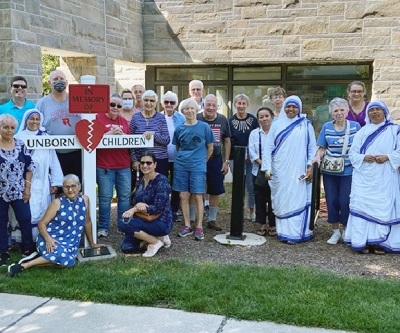 Attendees participate in a National Day of Remembrance for Aborted Children observance on Sept. 10, 2022 in Indianapolis, Indiana.