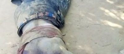 Body of Philip Bere, evangelist killed by Muslim extremists on Sept. 6, 2023, near Katiryo, Uganda.