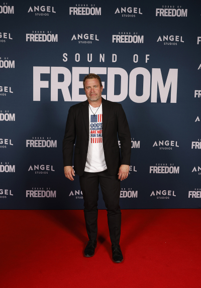 Tim Ballard attends the premiere of "Sound of Freedom" on June 28, 2023, in Vineyard, Utah. 
