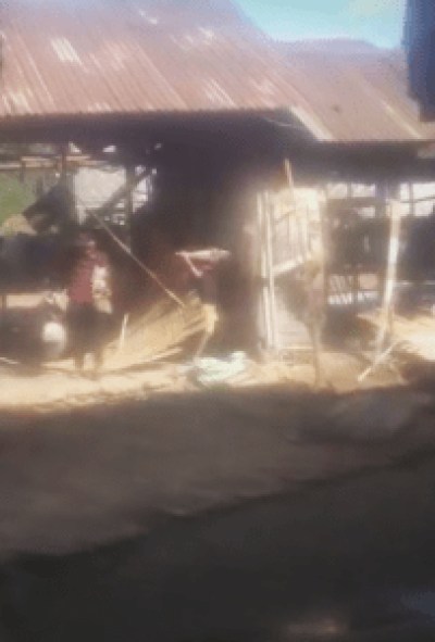 Local officials in Tabong village, Salavan Province, Laos, on September 3, 2023, destroyed Christians’ home for refusing to renounce their faith.
