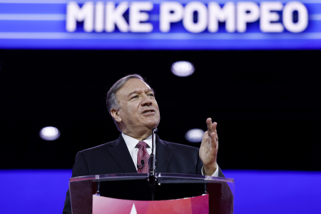 Former U.S. Secretary of State and Central Intelligence Agency (CIA) Director Mike Pompeo