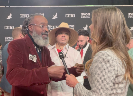 Christian hip-hop duo Grits speak with The Christian Post at the GMA Dove Awards in Nashville, Tennessee, on October 17, 2023.