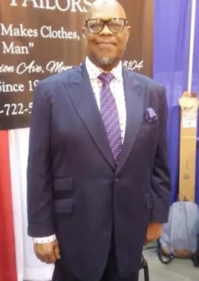 Pastor Brian Bartlett of Lake Grove Missionary Baptist Church in Memphis, Tennessee. Bartlett was killed in a car accident on October 28, 2023.