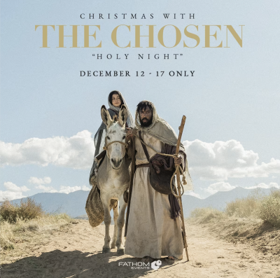 "Christmas with The Chosen: Holy Night" movie poster, 2023