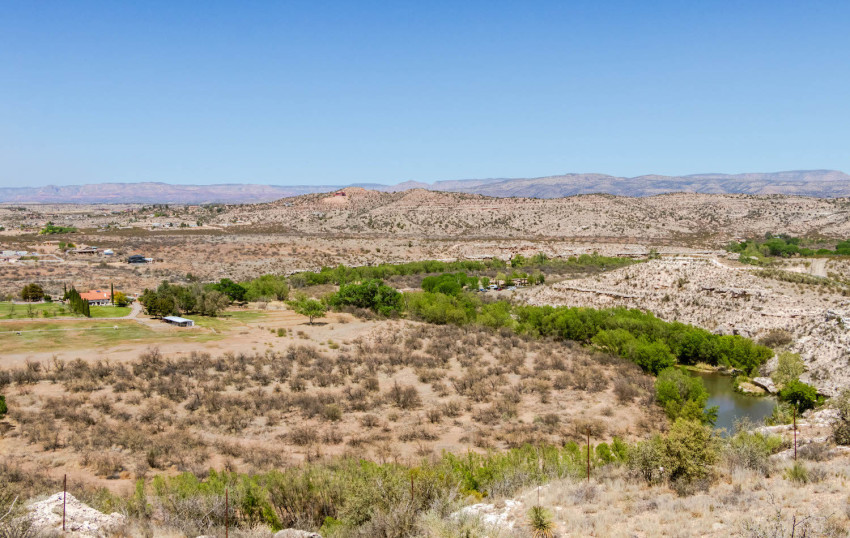 The Verde Valley surrounds Cottonwood, Arizona.