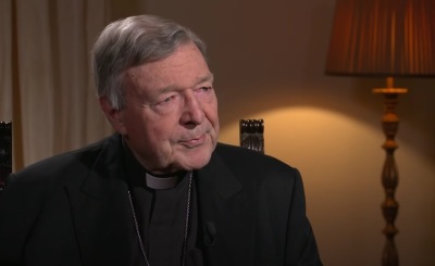 Catholic Cardinal George Pell being interviewed by EWTN News in December 2020.