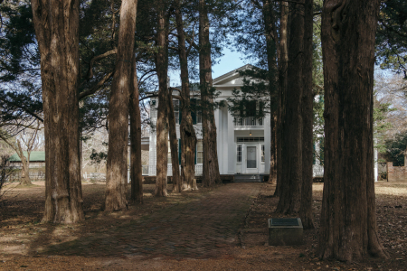 Rowan Oak in Oxford, Mississippi, was the home of the author William Faulkner.