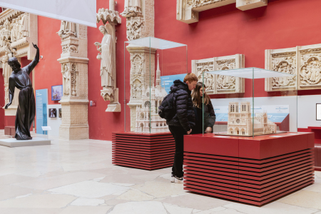 The collection of the City Museum of Architecture and Heritage includes full-scale plaster casts of centuries-old churches and cathedrals from across France.