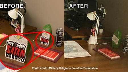An honorably discharged Air Force veteran who adheres