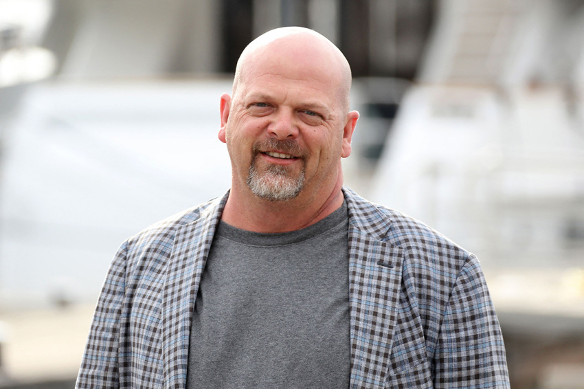 US businessman and reality television personality Rick Harrison poses during a photocall for the TV series 