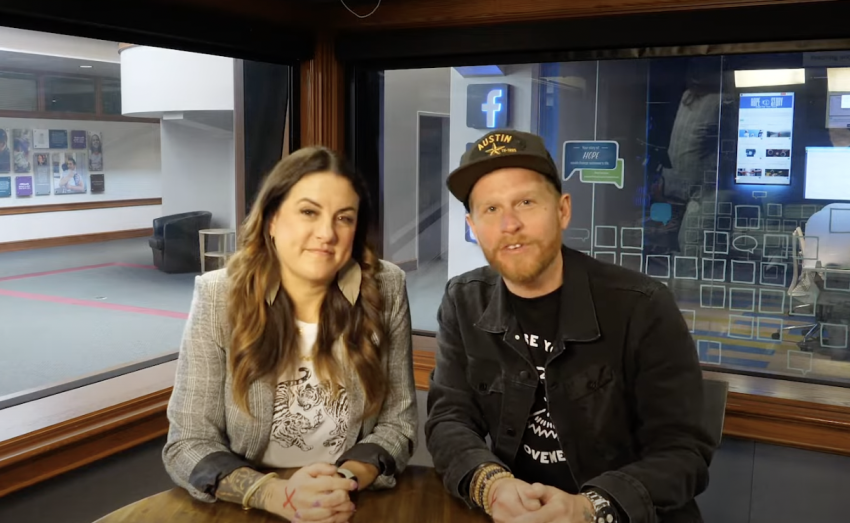 Aaron and Jamie Ivey appear in a YouTube video titled 