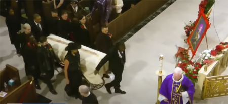 Celebration of life held for transgender activist and former prostitute Cecilia Gentili at St. Patrick's Cathedral in New York City on February 16, 2024.