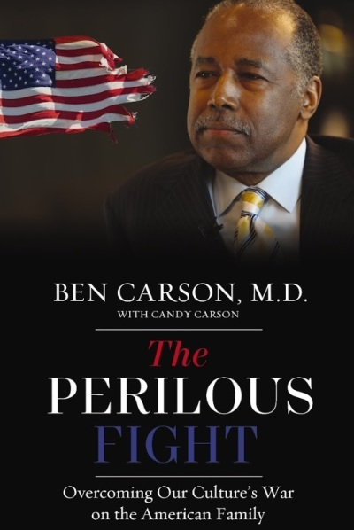The front cover of Dr. Ben Carson's book