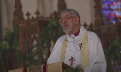 Bishop Robert Wright of the Episcopal Diocese of Atlanta preaching a sermon on Christmas 2023.