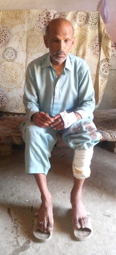 Muslims attacked Ashraf Yousaf and his land in Toba Tek Singh District, Punjab Province, Pakistan, on April 16, 2024.