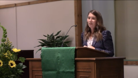 The Rev. Ashley Guthas has been hired as the first woman pastor of Maranatha Baptist Church, in Plains, Georgia.
