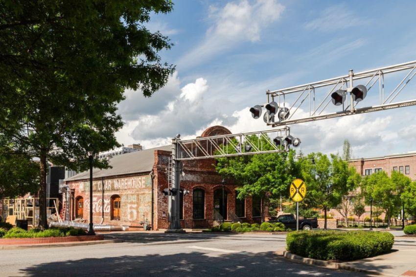 The streets of Greenville, South Carolina.