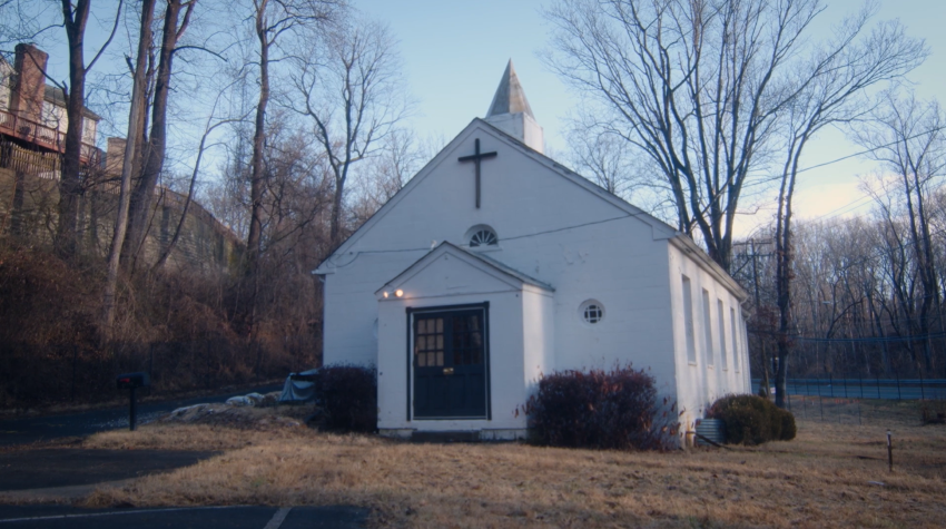 The historic Scotland AME Zion Church in Potomac, Md.