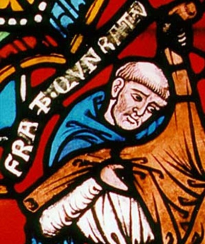 Konrad von Marburg (1180-1233), an infamous German inquisitor who was murdered on his way to Mainz.