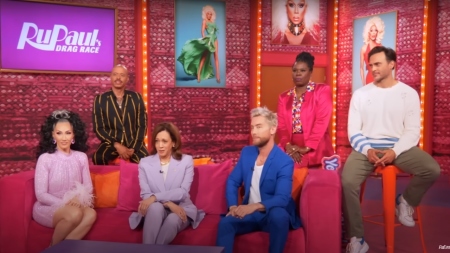 Vice President Kamala Harris urges viewers to vote during Friday's episode of 