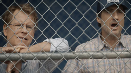 Luke Wilson and Greg Kinnear in "You Gotta Believe"