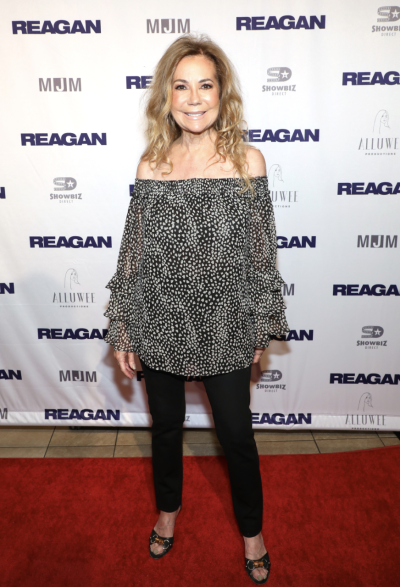 Kathie Lee Gifford appears at the red carpet premiere of "Reagan" in Nashville, Tennessee, on August 25, 2024.