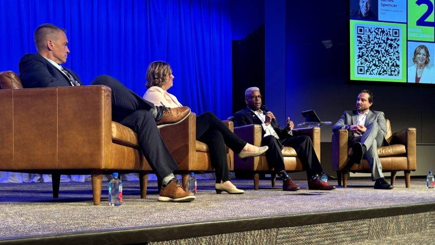 Lt. Col. Allen West speaks during a panel about