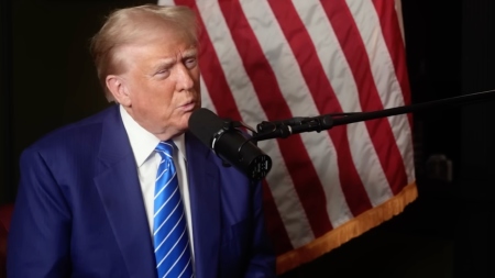Former President Donald Trump discussed his own mortality and the importance of religion in coming to terms with death and maintaining "guardrails" in society, during a recent interview with podcaster Lex Fridman.