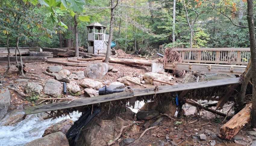The Montreat Conference Center, a retreat property in western North Carolina that is affiliated with Presbyterian Church (USA), suffered considerable damage when Hurricane Helene impacted the area in September 2024.