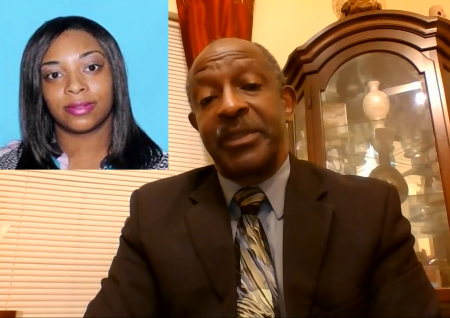 Late Pastor Robert Matthews of Joy Tabernacle Full Gospel Church in Mobile, Alabama, was allegedly fatally shot by his daughter Charity Matthews (inset) Oct. 20, 2024.