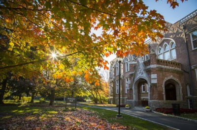 The campus of Drew University of Madison, New Jersey.