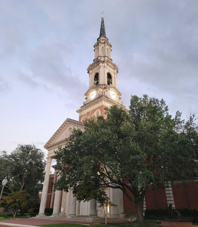 Park Cities Baptist Church in Dallas, Texas, on Sept. 11, 2024.