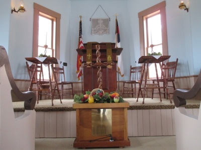 Reeds Mill Church of Madrid, Maine.