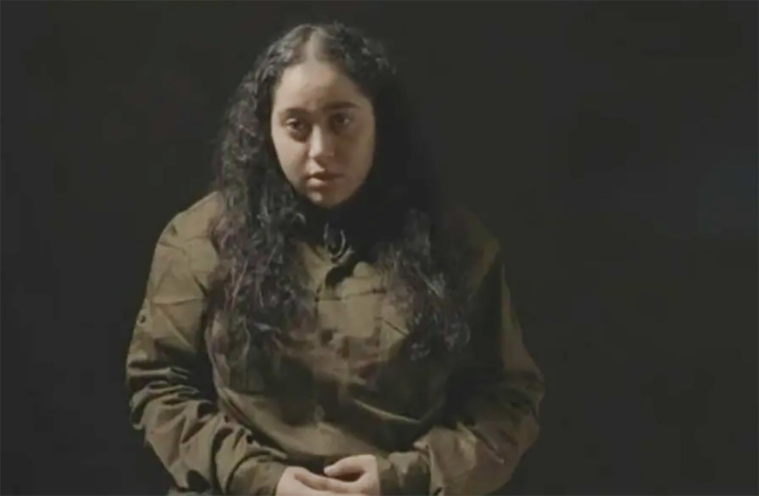 Liri Albag in a Hamas video