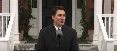 Canadian Prime Minister Justin Trudeau announces his resignation on Monday, Jan. 6, 2025.