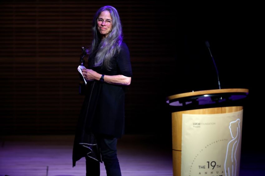 Sally Mann receives the Achievement in Fine Art award during the 2022 Lucie Awards at Carnegie Hall on October 25, 2022 in New York City.