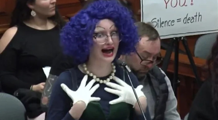 A person speaks during the Worcester City Council meeting on Feb. 12, 2025.