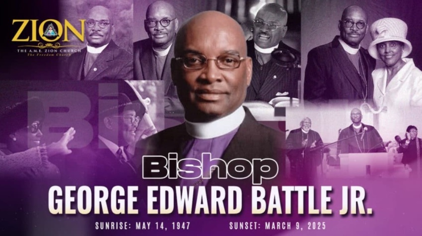 Bishop George Edward Battle Jr., former senior bishop of The African Methodist Episcopal Zion Church. 