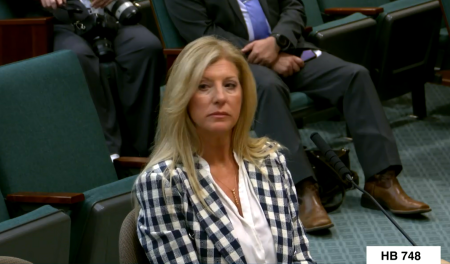 Survivor Cindy Clemishire, 55, testified before the Texas House Judiciary and Civil Jurisprudence committee to support House Bill 748 of 