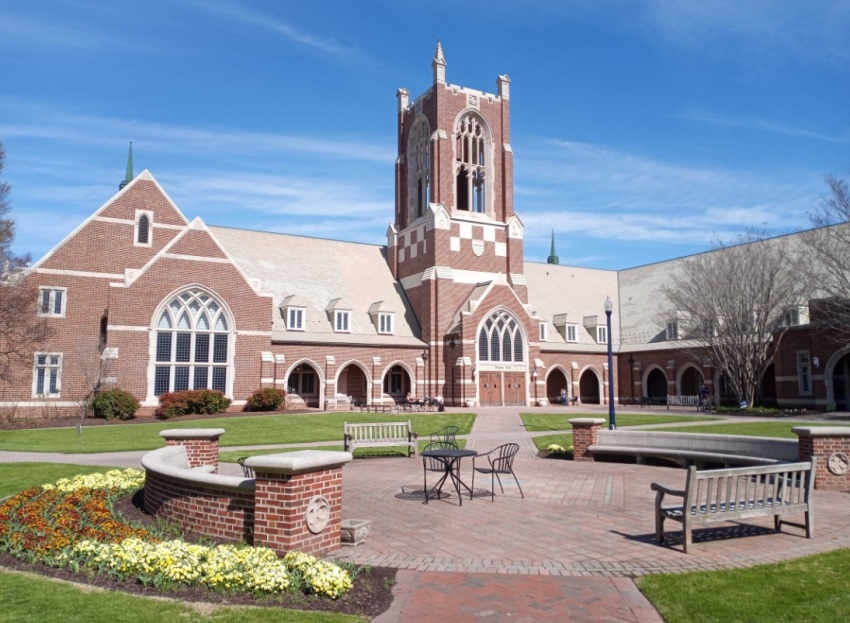 The University of Richmond, a private liberal arts college in Richmond, Virginia.
