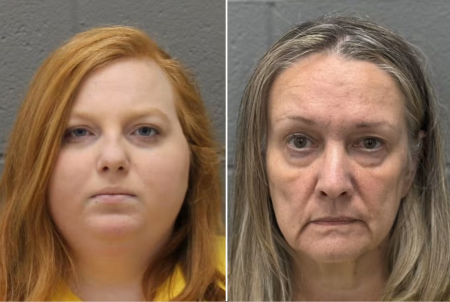 Bonnie Elizabeth Brown, 25, (L) and Sherri Delle Mauldin, 60, have been charged with improper sexual contact