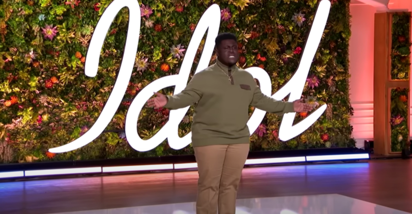 Canaan Hill performs for his "American Idol" audition, which aired on March 30, 2025. 