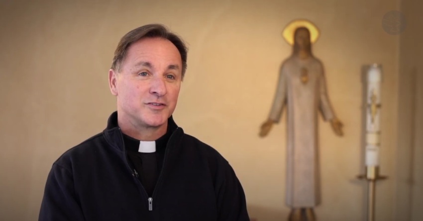 Father Matthew Foley in a 2019 interview. 