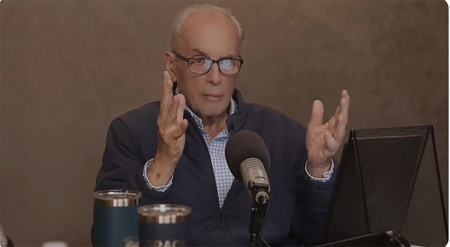 Pastor John MacArthur gives an update about his health in a video shared on the social media platform X on April 15, 2025.